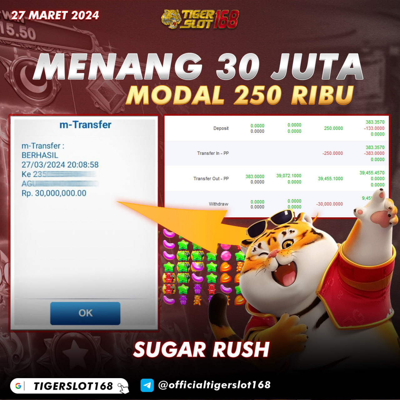 Gambar JACKPOT PRAGMATIC PLAY 30 JUTA